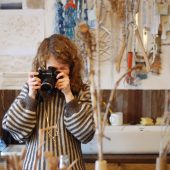 Alex shoots still life in the studio