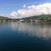 View from the ferry leaving Largs