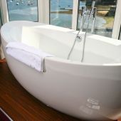  Bathroom, Greenbank Hotel, Cornwall