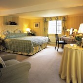 Bedroom at Bodysgallen Hall