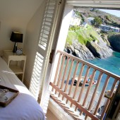 ROOM WITH A VIEW: The Lugger Hotel, Cornwall