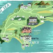 Illustration of the Llyn Peninsula © Tom Jay