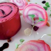 Goats cheese at The Airds Hotel and Restaurant, Port Appin