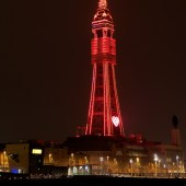 The iconic Blackpool Tower, which now offers a special engagement package including chocolates and Champagne.