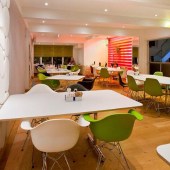 Elements, another boutique hotel in Bude, has a restaurant serving homemade pizza and Italian gelato and also boasts great sunset views. Photo by Clive Symm
