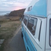 Campervans and surfers make for a relaxed vibe in the seaside town of Bude. Photo by Jon Spong