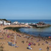 FOR RIDES AND ICE CREAM: Viking Bay, Broadstairs, Kent