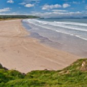 FOR SAFE SWIMMING: Portstewart Strand, County Londonderry