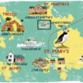 Isles of Scilly illustration by Tom Jay