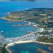 St Mary's is home to the main settlement in the Scilly Isles, Hugh Town