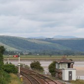 Railway to Grange Over Sands from Arnside Station. Photo: George Green/Shutterstock