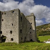 Scenic view of Arnside village Peel tower, Cumbria, England. Photo: Kevin Eaves/Shutterstock