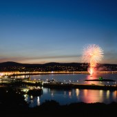 Fireworks in Douglas Bay Photo: tr3gin/Shutterstock
