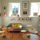 FOR COFFEE & PRINTS The Old School Gallery, Alnmouth, Northumberland