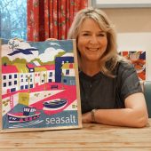 Fern Britton and her colourful Cornish bag