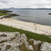 Coral beach, Skye, Isle, Claigan, beach, barefoot