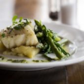 Cary Arms, cod, dish, restaurant, Babbacombe