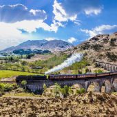 The Jacobite steam train
