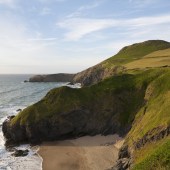 Llangrannog, Wales, coast, sea, beach