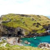 10. FOR A UNIQUE CASTLE Tintagel Castle, Tintagel