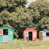 FOR CIRCUS CARAVANS Baby Moon Camp, near Guisborough, North Yorkshire