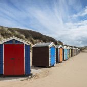 SAUNTON SANDS, DEVON ‘This lovely stretch of golden sand is long enough (3.5 miles) to get away from the crowds and be alone. My dog Twiggy loves it too.’