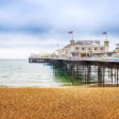BRIGHTON PIER, SUSSEX ‘Brighton Pier is a wonderful example of Victorian elegance and grandeur. It conjures a bygone era; all the associations of what going to the seaside meant back then. I love the idea of being promenaded down a pier in your finery!’