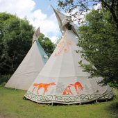 FOR A TIPI VILLAGE Cornish Tipi Holidays, Pendoggett, Cornwall