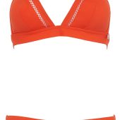 6. Allure blood orange bikini top, £75, and bottoms, £39, Maison Lejaby at Figleaves  