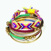 8. Jambu colourful gold bracelet set, £12, Her Curiosity