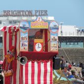 8. FOR PUNCH & JUDY The Brighton Beach Punch & Judy, with Prof Glyn Edwards, Brighton