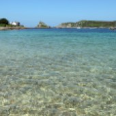 The Isles of Scilly offer space and a variety of spots to kitesurf in. It’s great to journey between islands and the water is sparkling clean and clear.