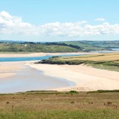 THE PADSTOW AREA is used for cliff-top scenes – you might spot Levlizzick and Tregirls beach Photo: Matt Jessop/Visit Cornwall