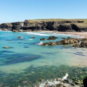 PARK HEAD, NEAR PORTHCOTHAN offers views across to the sea stacks at Bedruthan Steps and is where Aidan has galloped on horseback for dramatic scenes Photo: Matt Jessop/Visit Cornwall