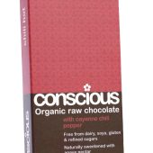 9. CONSCIOUS CHOCOLATE Offering top-notch raw chocolate bars since 2004, Conscious Chocolate is a vegan, vegetarian and organic cacao pro. Its bars are all handmade, from chilli hot and love potion to plain Jane and wild at heart flavours. WE LOVE: That you can buy your favourite bar in bulk. BEST FOR: Becoming a larder staple. (consciouschocolate.com, from £3/50g bar)