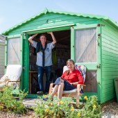 Since buying the property back in 1999, the artists’ pea-green hut has become a family escape and an inspirational place to create art, says Nick