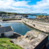The rugged little harbour at Ballintoy stood in for the fictional Iron Islands