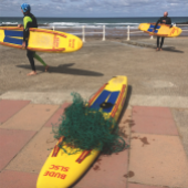 Bring back litter on your kayak or surfboard if you spot some while you are enjoying the waves