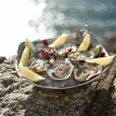 Enjoy wonderful native oysters or Fruit di Mare at The Idle Rocks 