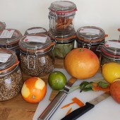 Citrus fruits feature among the gin botanicals