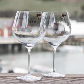 Glasses at the ready for homemade gin