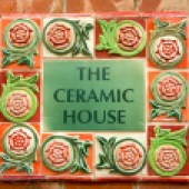 The sign for The Ceramic House