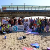 Earlier this year, Michelle organised a mermaid beach clean with Surfers Against Sewage