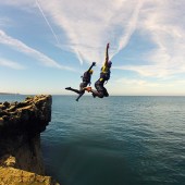For... Coasteering. Photo: preseliventure.co.uk