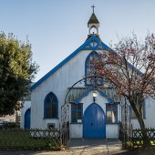The Tin Tabernacle building at Hythe. Photo: Flyby Photography/Shutterstock