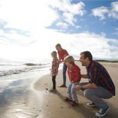 Families make the most of the coast. Image: Tourism Ireland