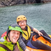 Jacob goes on a kayaking adventure. Image: Graham Doyle