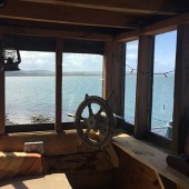Escape with your other half to the Welsh coast and stay on former fishing boat Boy John
