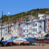 Seafront buildings and boats at Aberdovey. Image: Wozzie/Shutterstock
