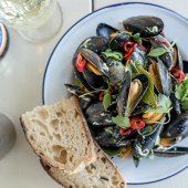 Mussels at Rockfish, Dartmouth